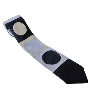 Robert Lewis Handmade Silk Polka Dot Tie Wedding Preppy Career Grandpa Retro